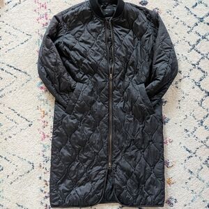Everlane Black Quilted Puffer Coat